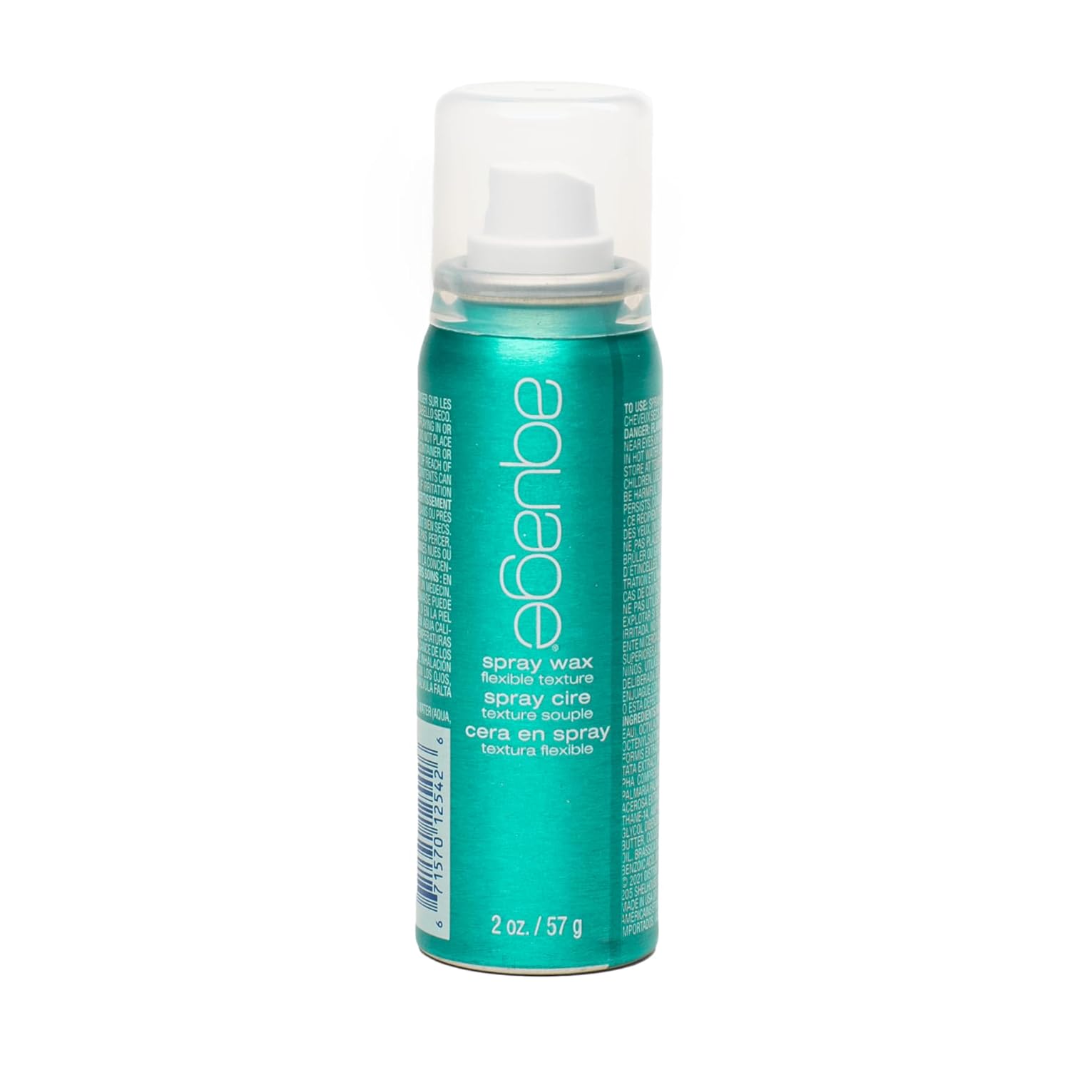 AQUAGE Spray Wax, Flexible Texturizing Spray, Travel Size, Strengthening and Protecting to Provide Workable Volume and Texture, 2 oz