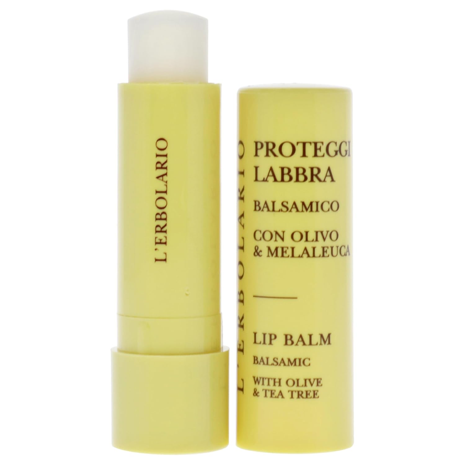 L'Erbolario Olive and Tea Tree Lip Balm – Soothing Lip Treatment with Balsamic Tea Tree Oil and Soothing Olive Oil – Softens and Refreshes - 0.15 oz - Image 2