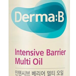 Derma B | Intensive Barrier Multi Body Oil | Moisturizing Non-Sticky Multi-Use Oil After Shower | 10 Botanical Skin Oil for Sensitive Skin | Korean Body Oils for Women & Men | 4.56 fl oz (135ml)