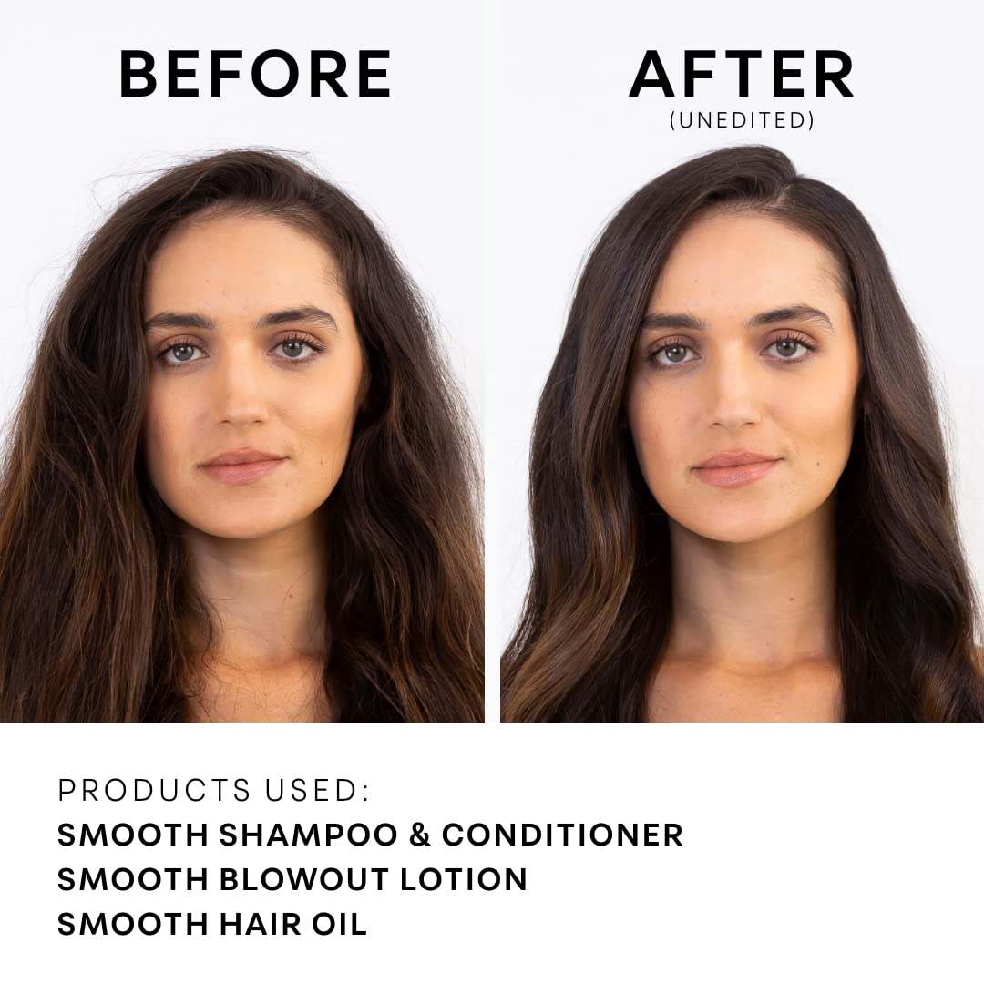 NATURELAB. TOKYO Perfect Smooth Hair Oil: Heat and Color Protection, Enhances Smoothness and Shine to Untamed Hair I 1.7 FL OZ / 50ml - Image 8