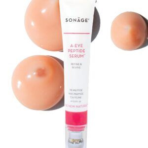 Sonage A-Eye Peptide Serum: for Dark Circles, Puffiness, Under Eye Bags, Wrinkles & Fine Lines | Anti-aging Eye Serum