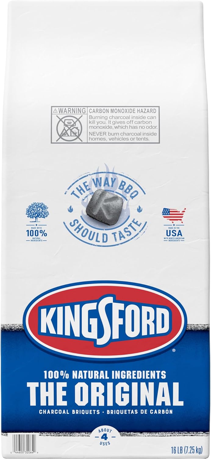 Kingsford Original Charcoal Briquettes, BBQ Charcoal for Grilling, 16 Pounds (Package May Vary) - Image 10