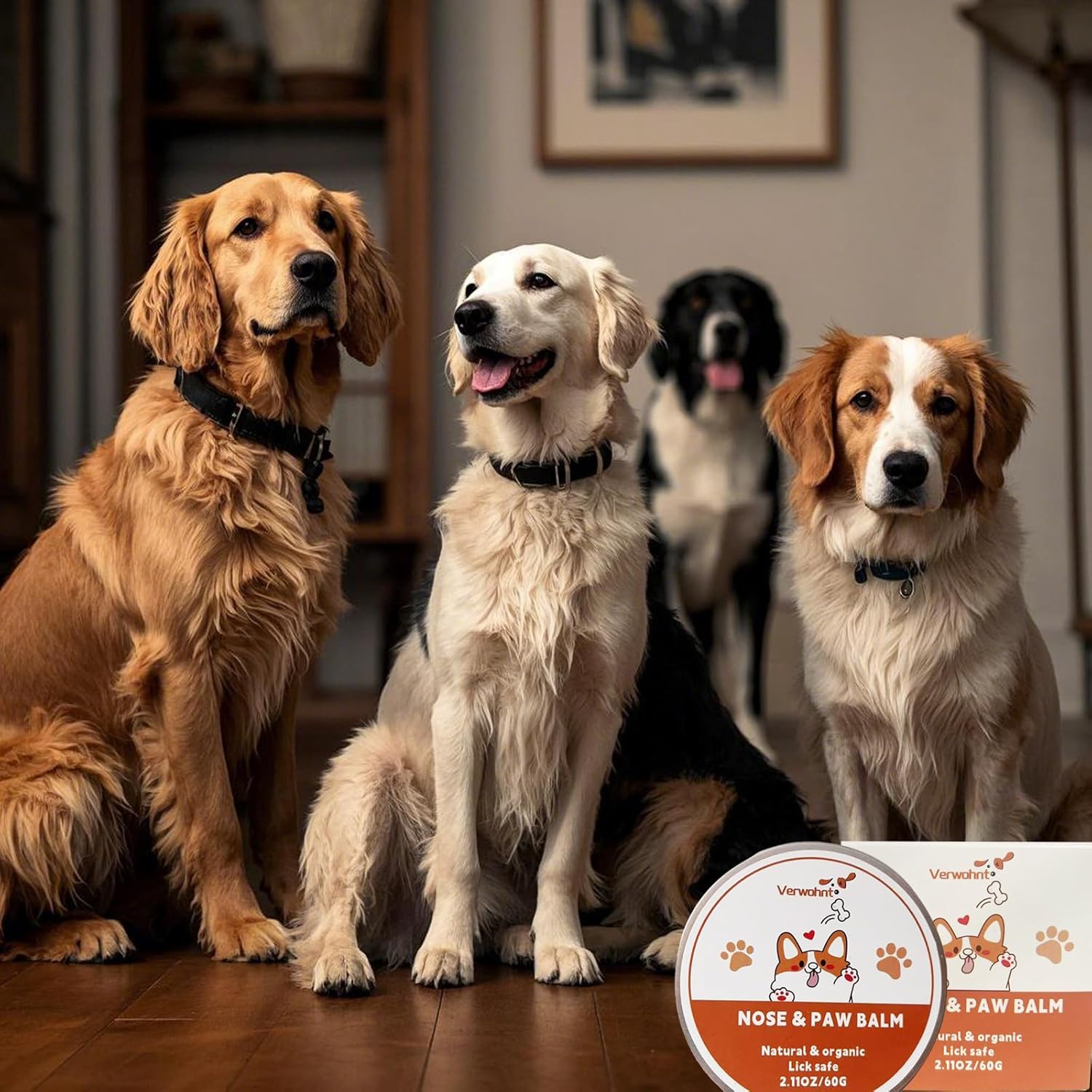 Lick Safe Paw Balm for Dogs and Cats, 2 oz Moisturizer for Dry Nose and Cracked Paws - Image 6