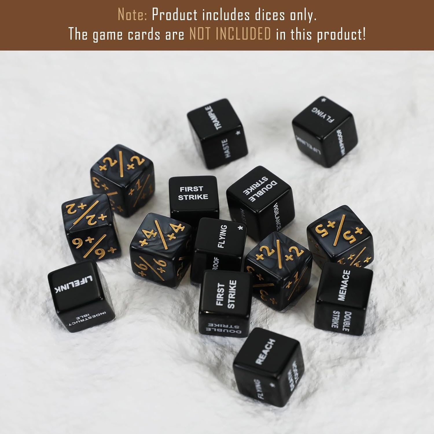 50 Piece MTG Dice Set for Magic Cards with Ability Keywords Counters and Buff Tokens - Image 5