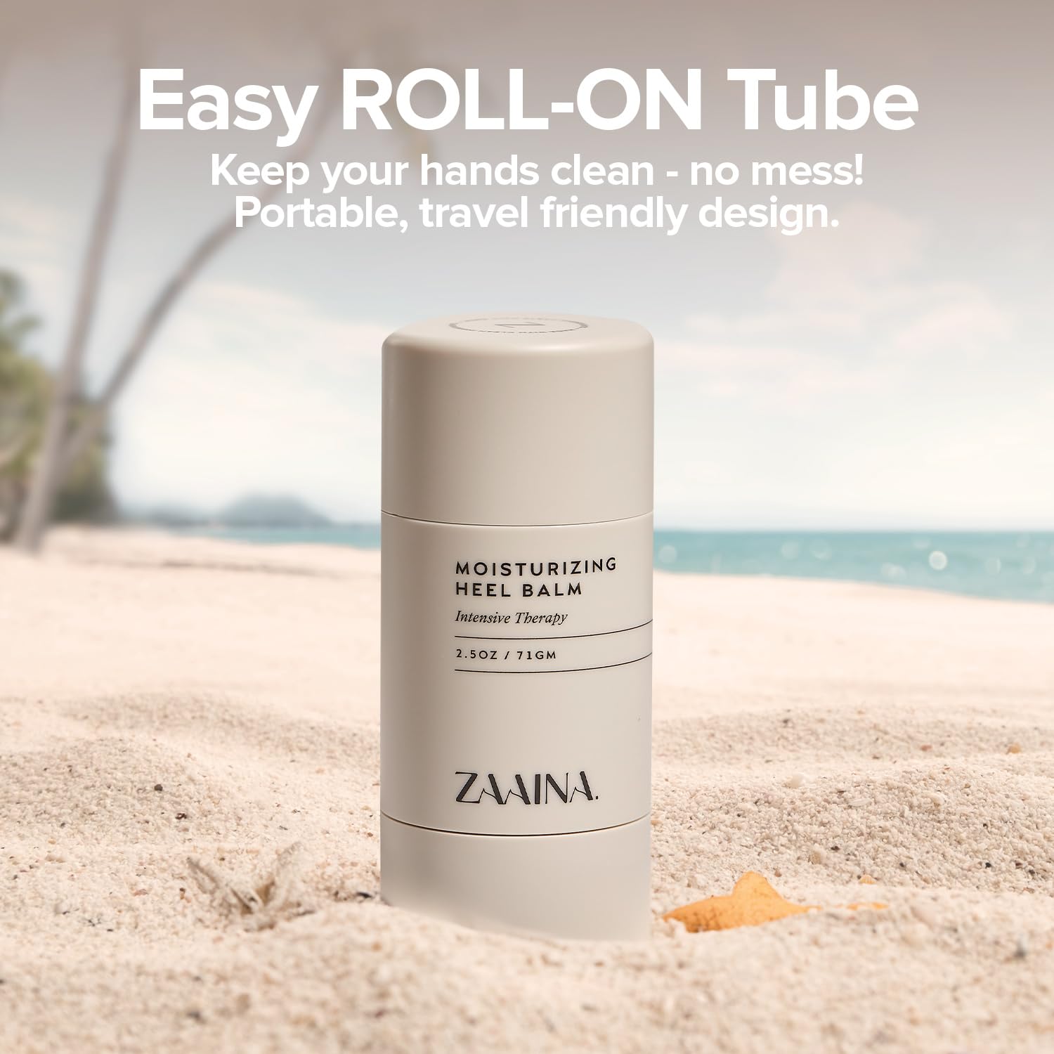 ZAAINA Intensive Heel Balm Stick 2.5 oz Moisturizing Cream for Calluses and Cracked Feet - Image 6