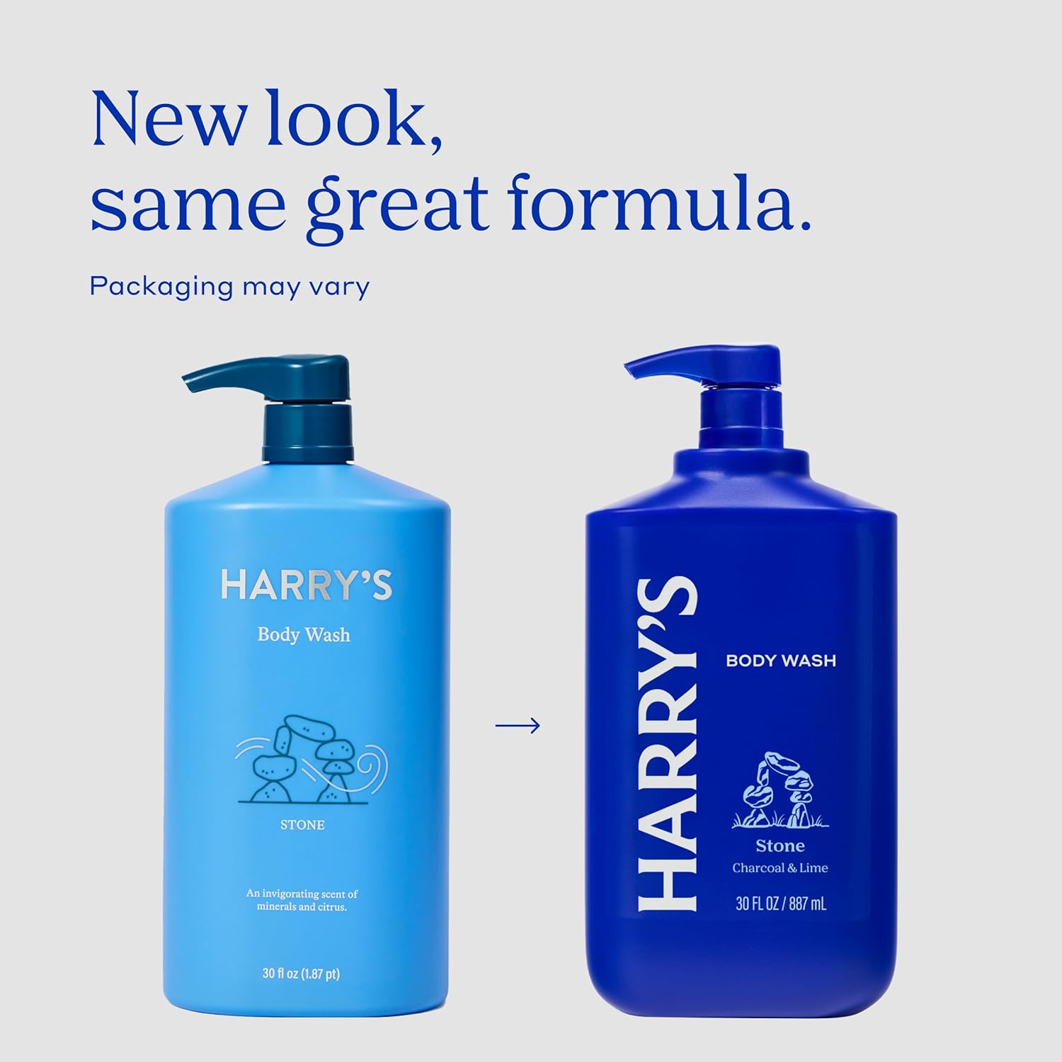 Harry's Men's Body Wash with Pump- Stone - (2 Pack) 30 fl oz - Shower Gel for Men - No Parabens, Sulfates, or Dyes - Image 3