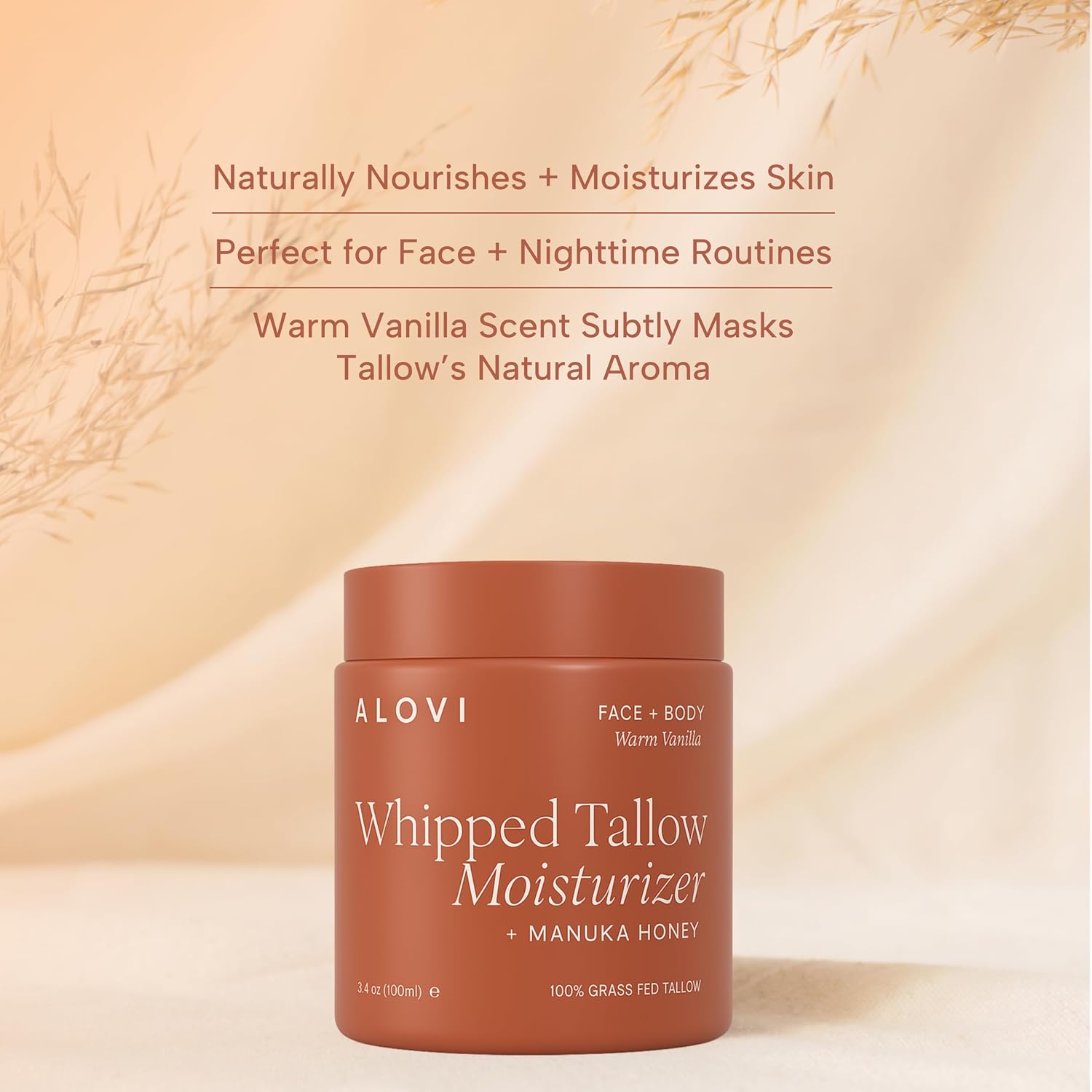 4 oz Whipped Tallow Face and Body Moisturizer with Manuka Honey - Image 3