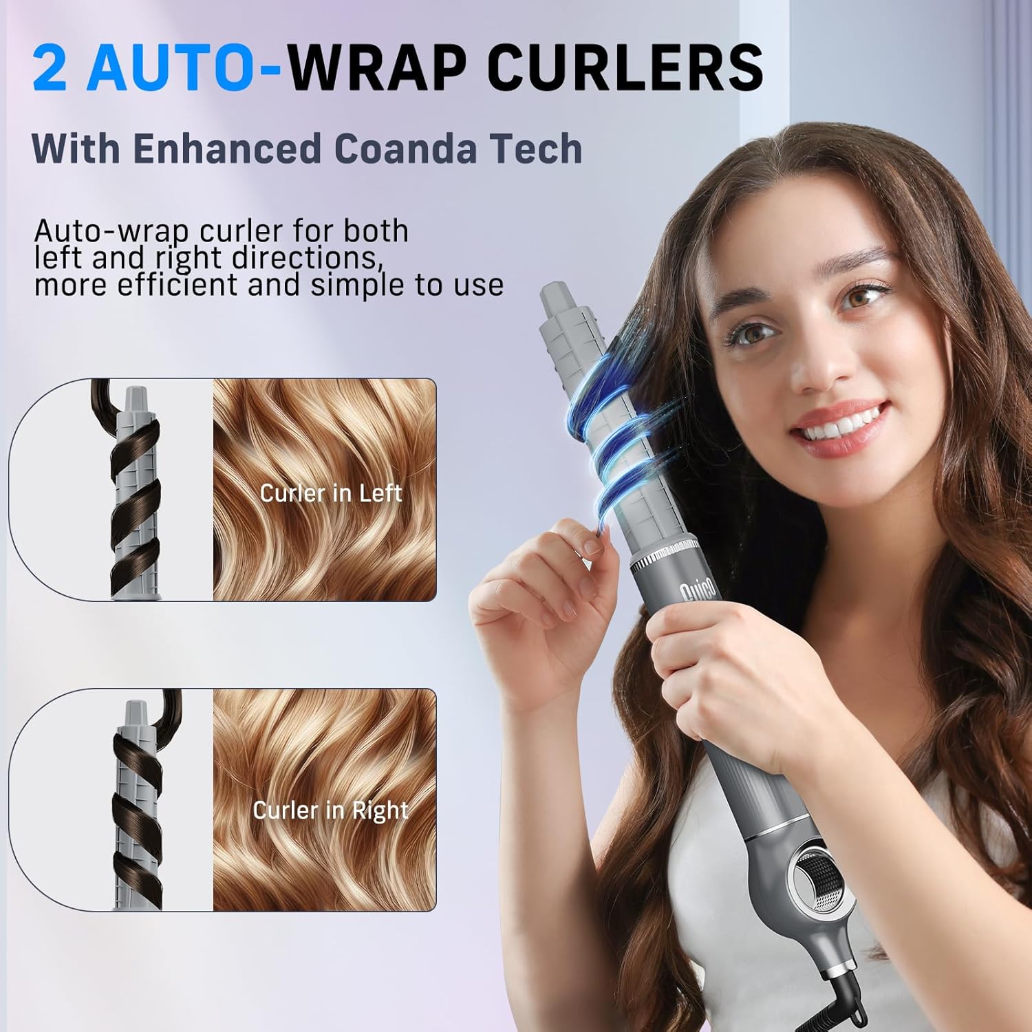 QUICO 5-in-1 Hair Dryer Brush for Women, 110,000 RPM Motor, Ionic Technology - Image 6