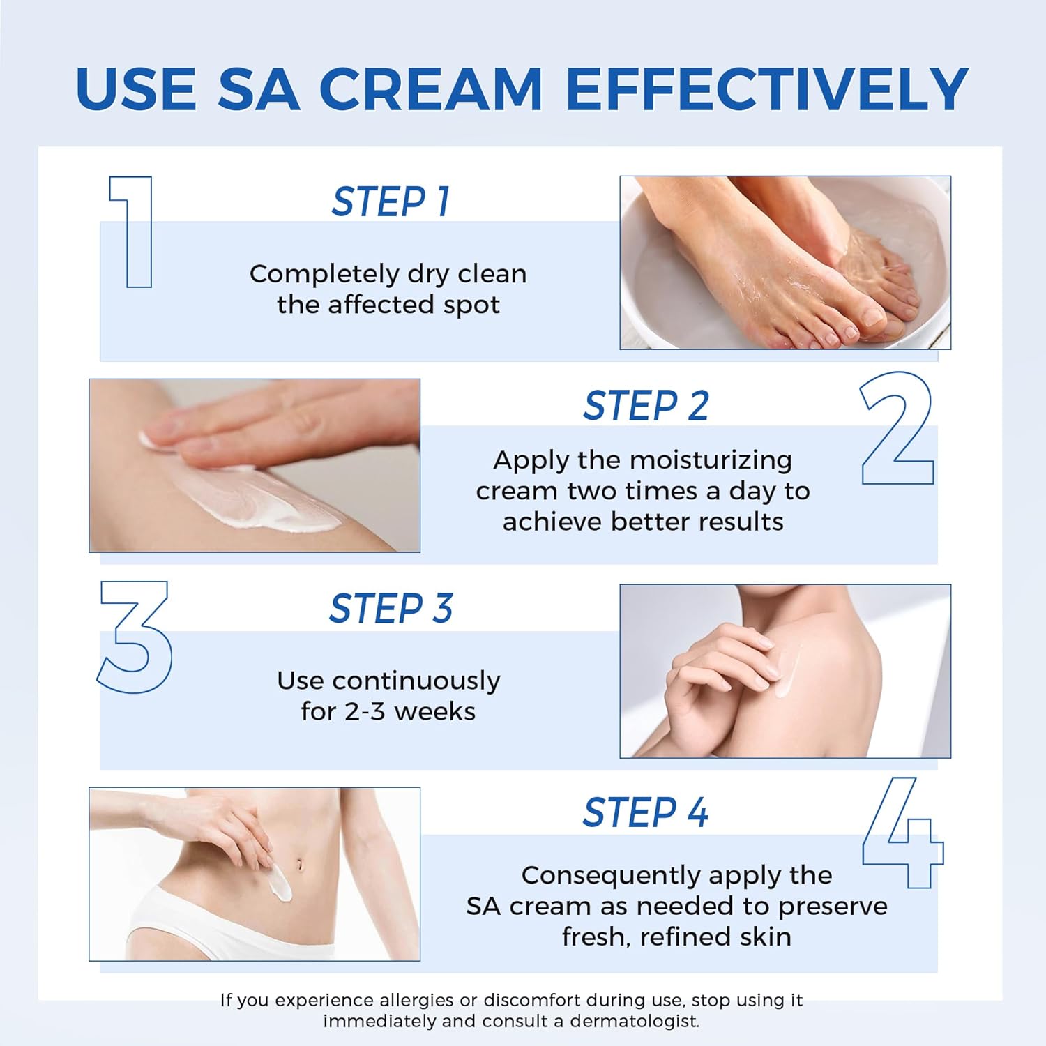 OUKEYA SA Cream for Rough & Bumpy Extremely Dry Skin with 5 Kinds of Ceramides & Salicylic Acid,Exfoliating Moisturizing Body Lotion with Long-Lasting Moisture,Dermatologist Recommended,12.35 Ounce - Image 7