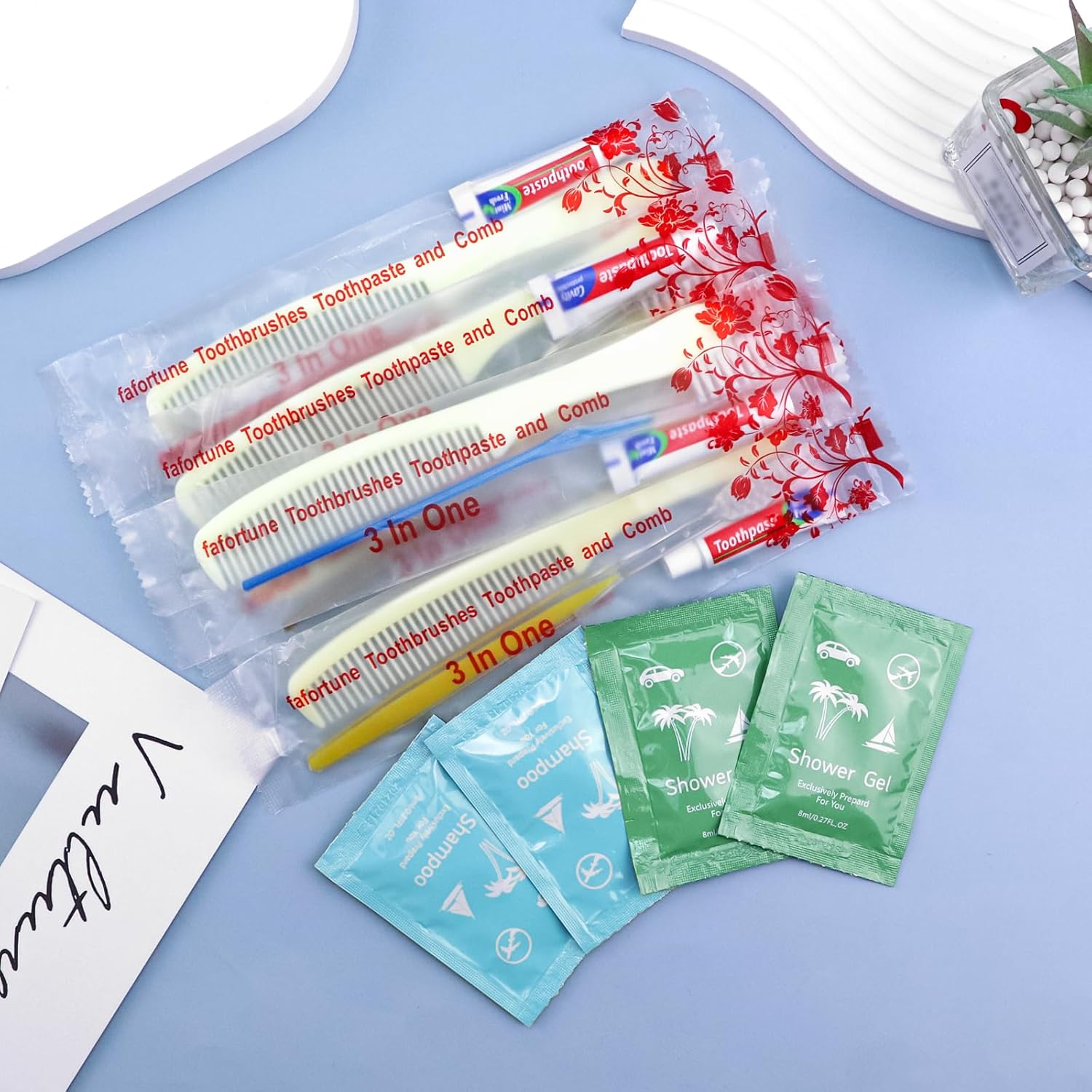 100 Pack Bulk Hygiene Kits for Homeless Individuals with Toothbrushes, Toothpaste, Comb, and Toiletries - Image 7