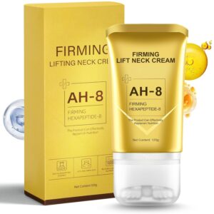 AH-8 Firming Neck Cream for Crepey Skin Body Care Comfort- Neck Firming Cream Contains Hexapeptide, Moisturizing, Tightening Lotions Cosmetic Skin Care & Repair for Women and men, Day & Night Use