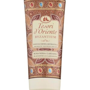 Tesori d'Oriente Shower Cream Gel Womens, Moisturizing Body Wash For Women, Travel Size Body Gel with Skin Care Essentials-250 Ml-8.45us Fl Oz-[Italian Import ]-(Byzantium)
