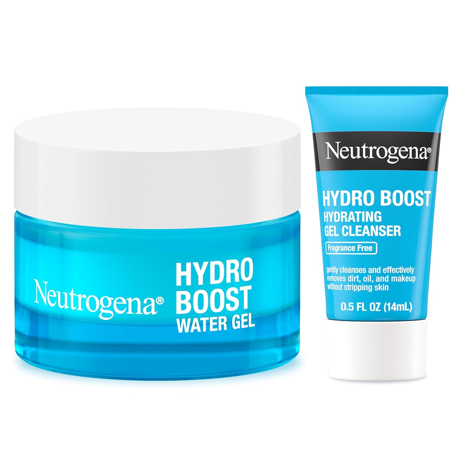 Neutrogena Hydro Boost Skincare Set 1.7 oz Gel Cream and 0.5 oz Cleanser - Image 13