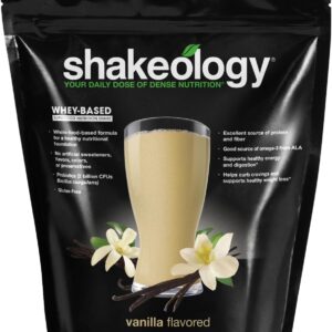Shakeology Whey Protein Powder Blend - Gluten Free, Superfood Protein Shake with Vitamins and Minerals - Helps Support Healthy Weight Loss, Lean Muscle Support, Gut Health - Vanilla, 30 Servings