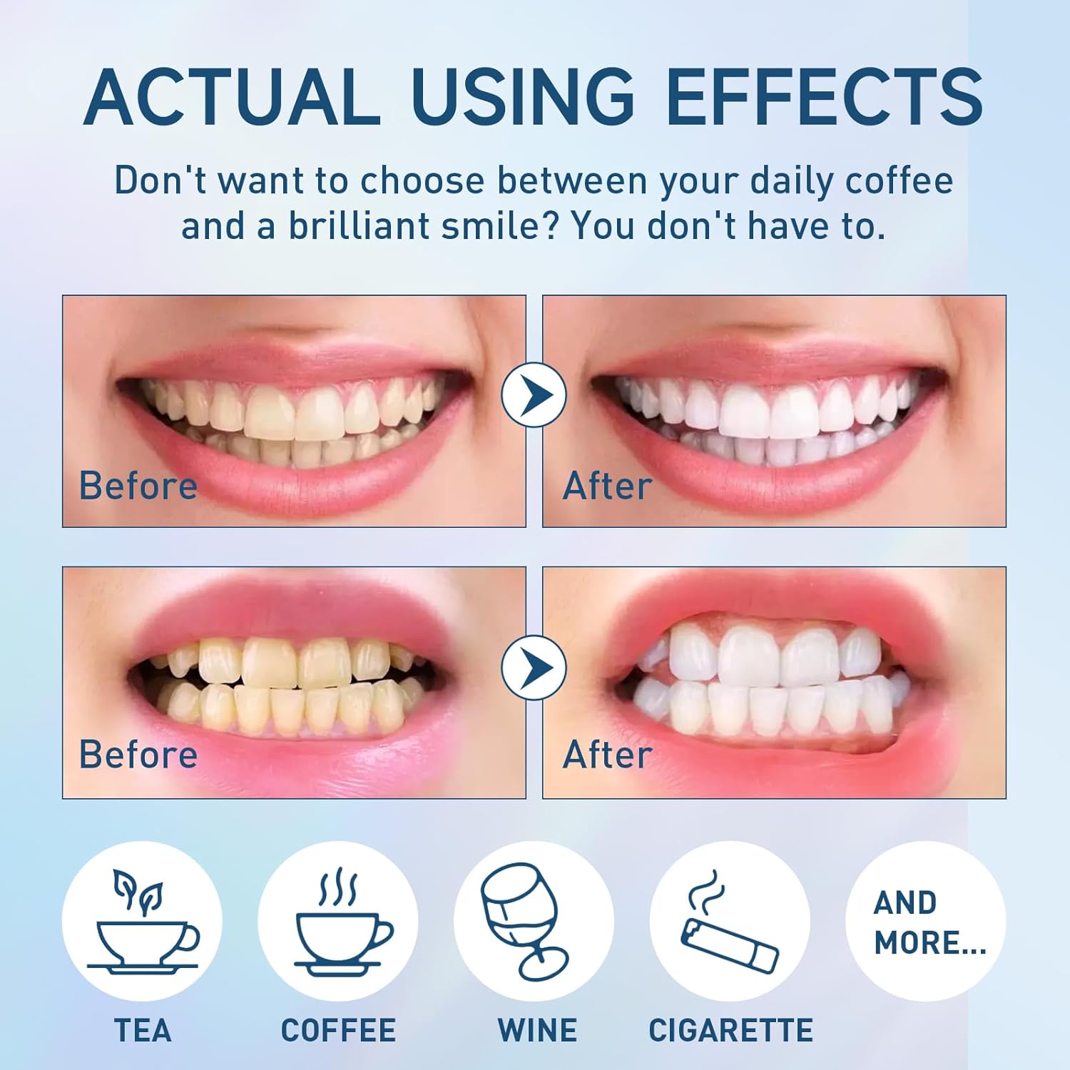 50g Mint Flavor Teeth Whitening Powder for Stain Removal and Remineralizing Teeth - Image 3
