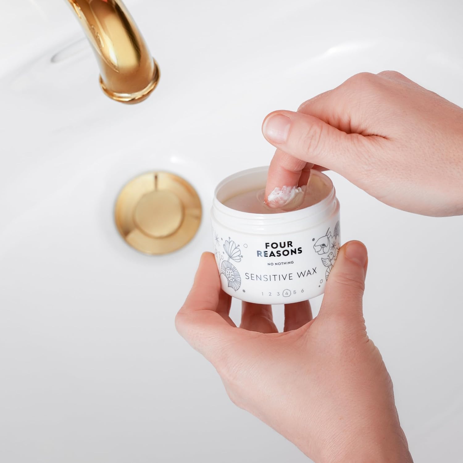 No Nothing Extra Strong Hold Styling Wax 100g for Sensitive Skin Vegan Hypoallergenic - Image 5