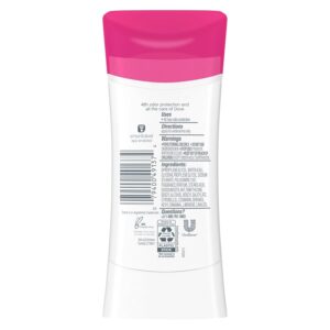 Dove Teens Deodorant Stick Strawberry Sparkle, for gentle underarm care, 48-hour odor protection and aluminum free deodorant, 2.6 oz (Pack of 2)