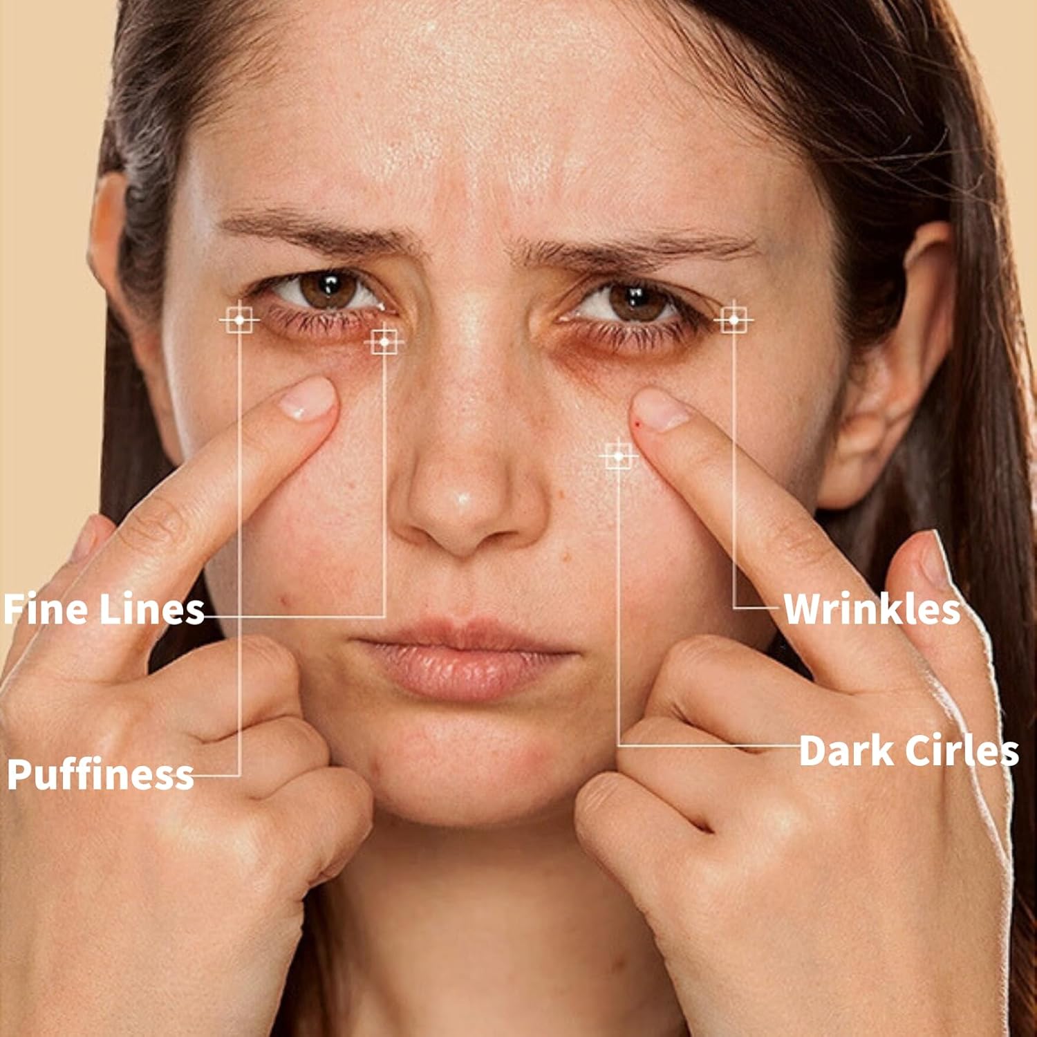 Collagen Eye Cream Anti Aging - Eye Cream for Puffiness and Bags Under Eyes - Under Eye cream for Dark Circles - Moisturizing Eye Serum - Eye Bags Treatment for Women - Firming Eye Treatment Products - Image 5