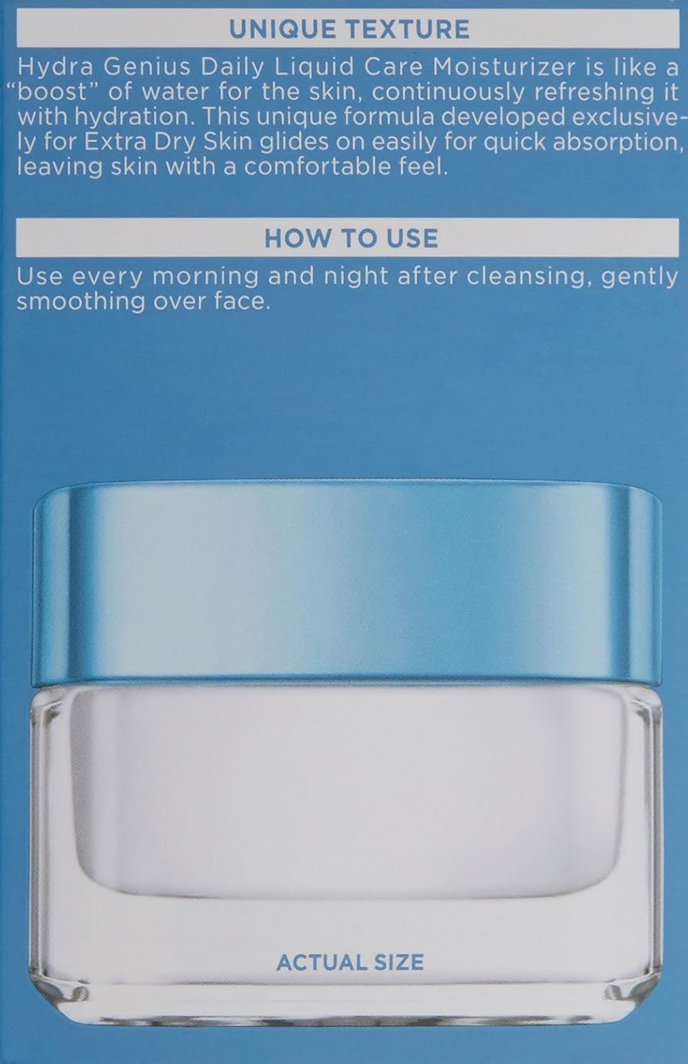 L'Oreal Paris Hydra Genius Oil-Free Moisturizer for Extra Dry Skin 3.04 fl. oz - Image 7