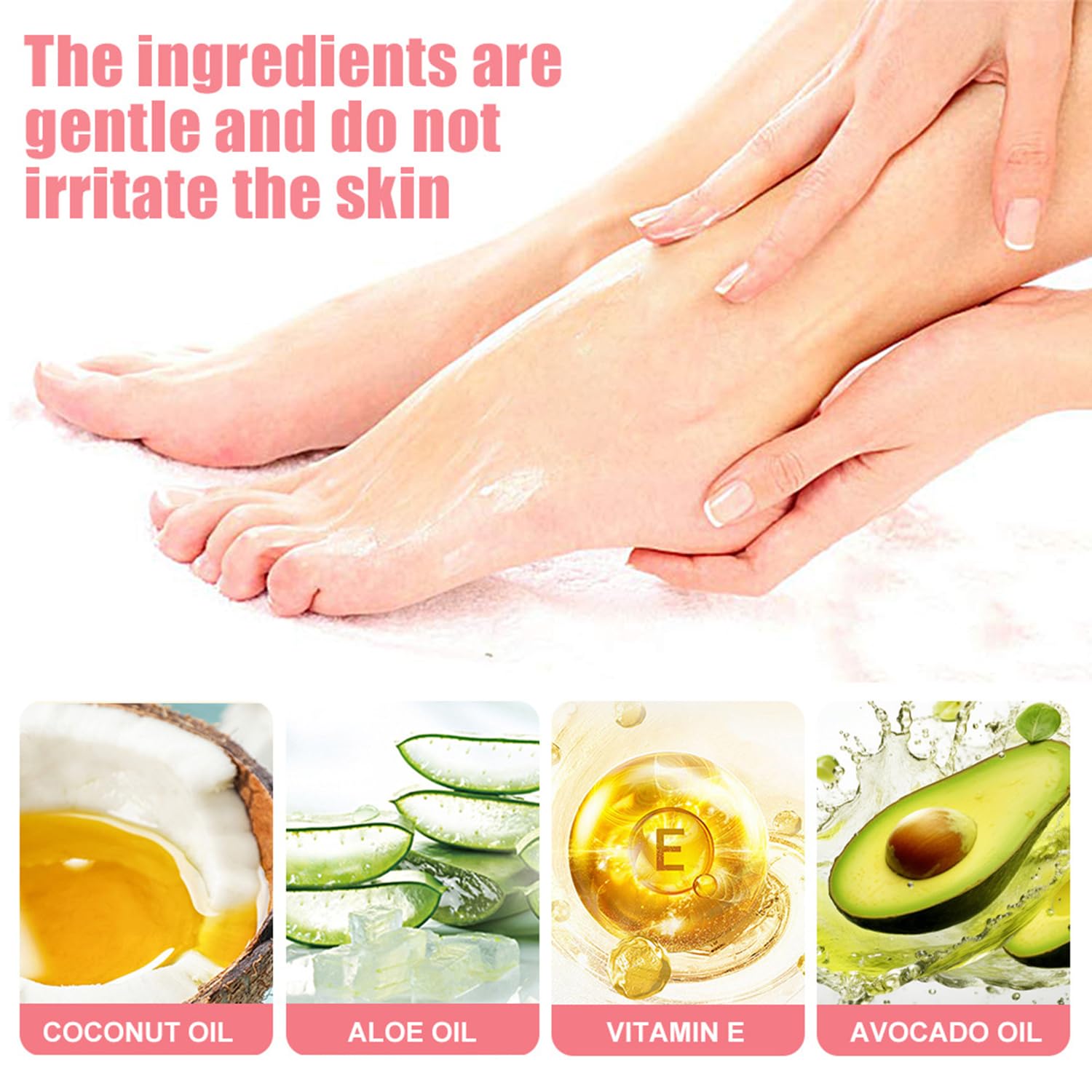 Peach Scented Foot Cream Balm Stick for Dry Cracked Skin - 1.41oz - Image 7