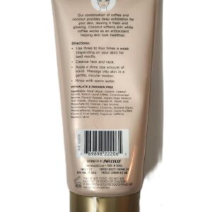 Precision Beauty Coffee and Coconut Face Scrub, Exfoliating, 5.75 fl oz