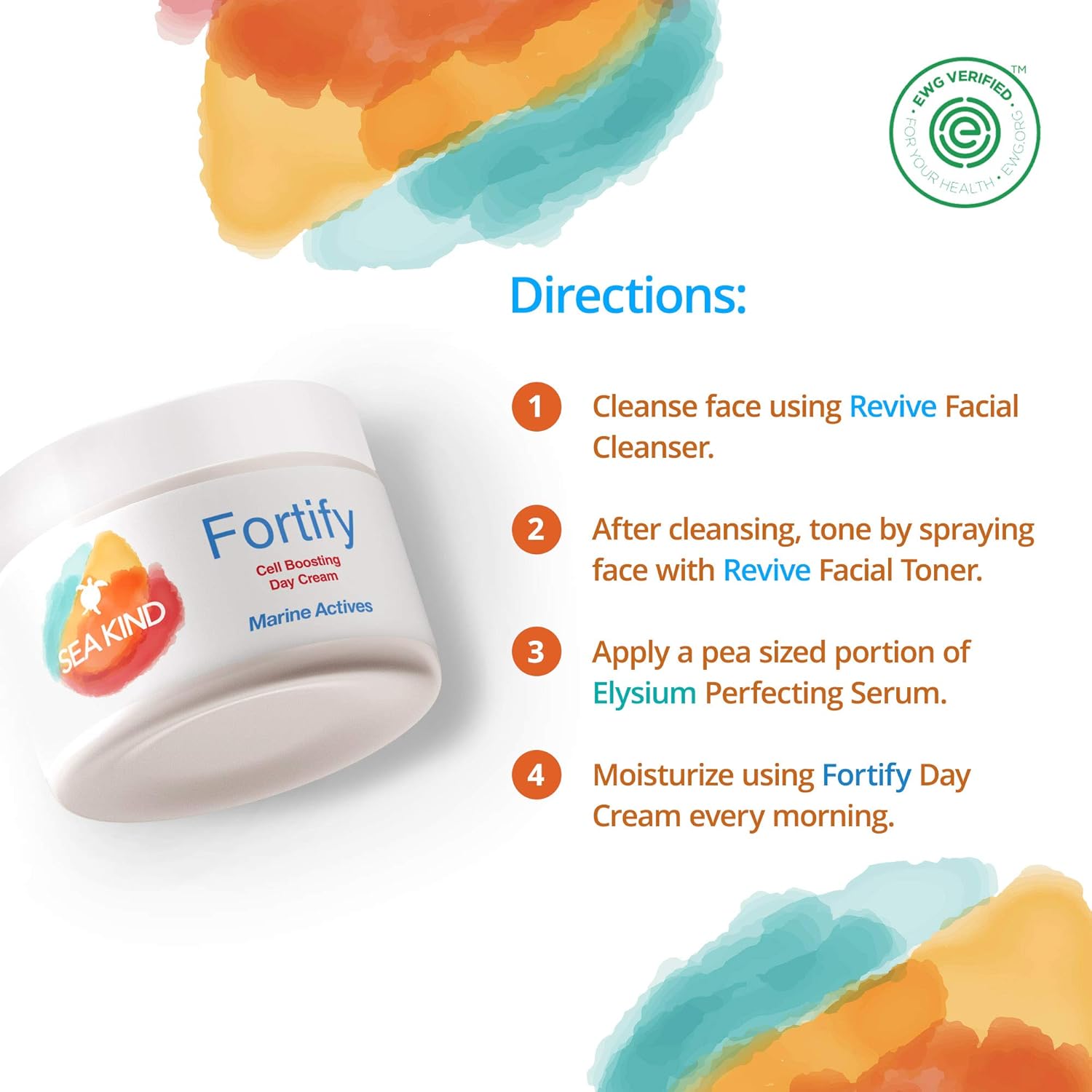 Fortify Cell Boosting Day Cream 2 fl oz Anti-Aging Face Moisturizer All Skin Types - Image 3