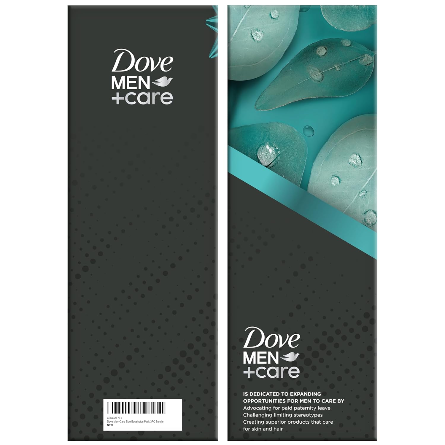 Dove Men + Care Bundle – Blue Eucalyptus + Birch Body + Face Wash, 2-in-1 Shampoo + Conditioner & 48H Aluminum-Free Deodorant (3 Piece Set) - Image 5