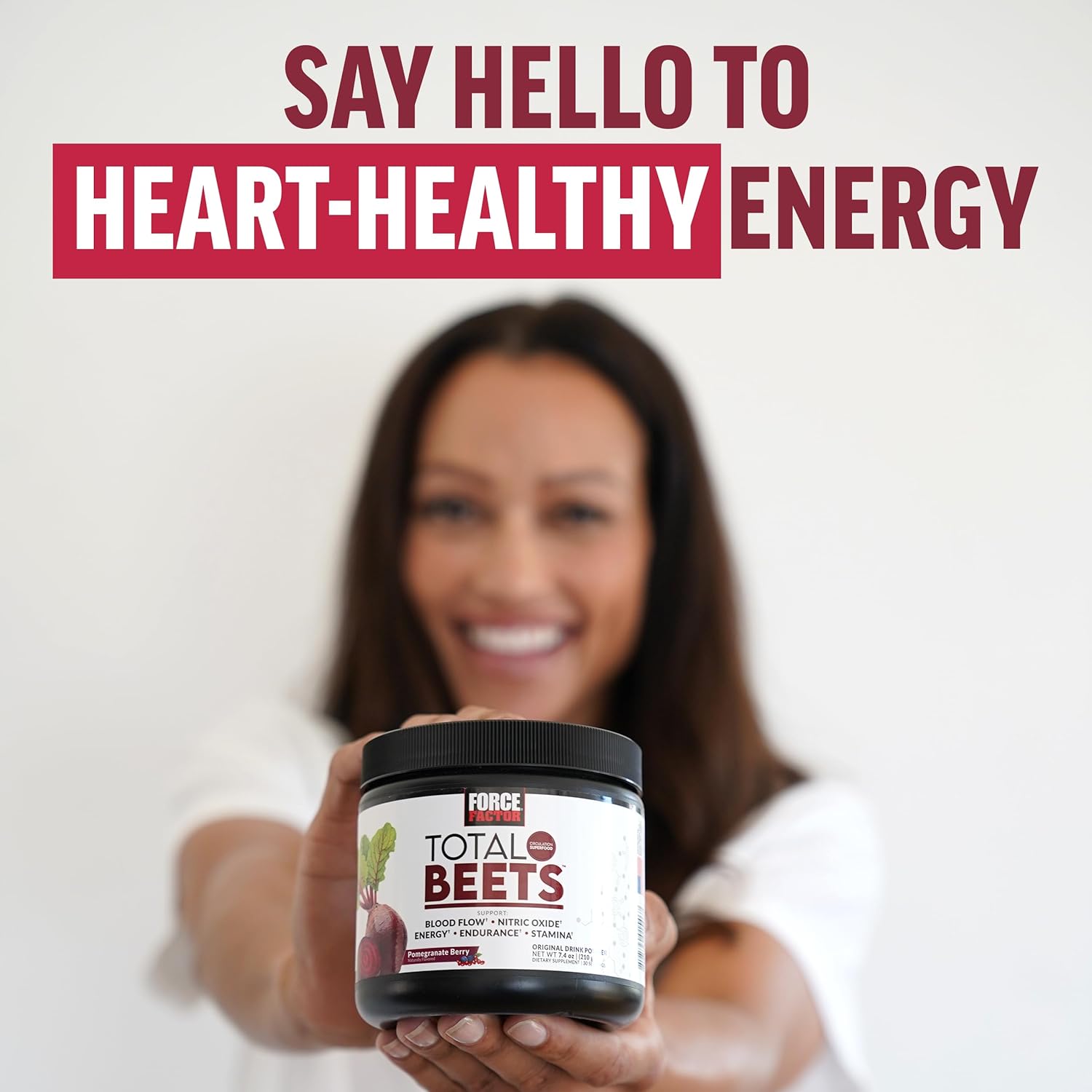 Force Factor Total Beets Superfood Powder Drink Mix 30 Servings for Circulation and Energy - Image 6