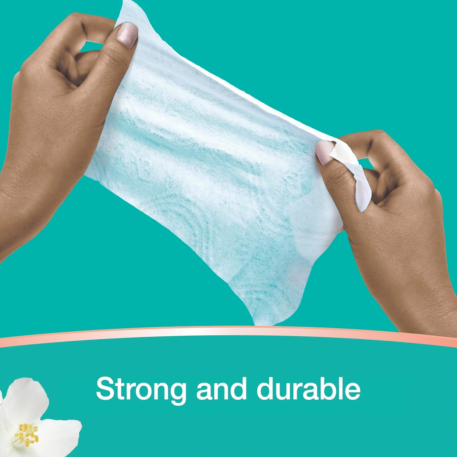 Pampers Cotton Blossom Scent Clean & Calm Baby Wipes 336 Count 6 Pop-Top Packs - Image 9
