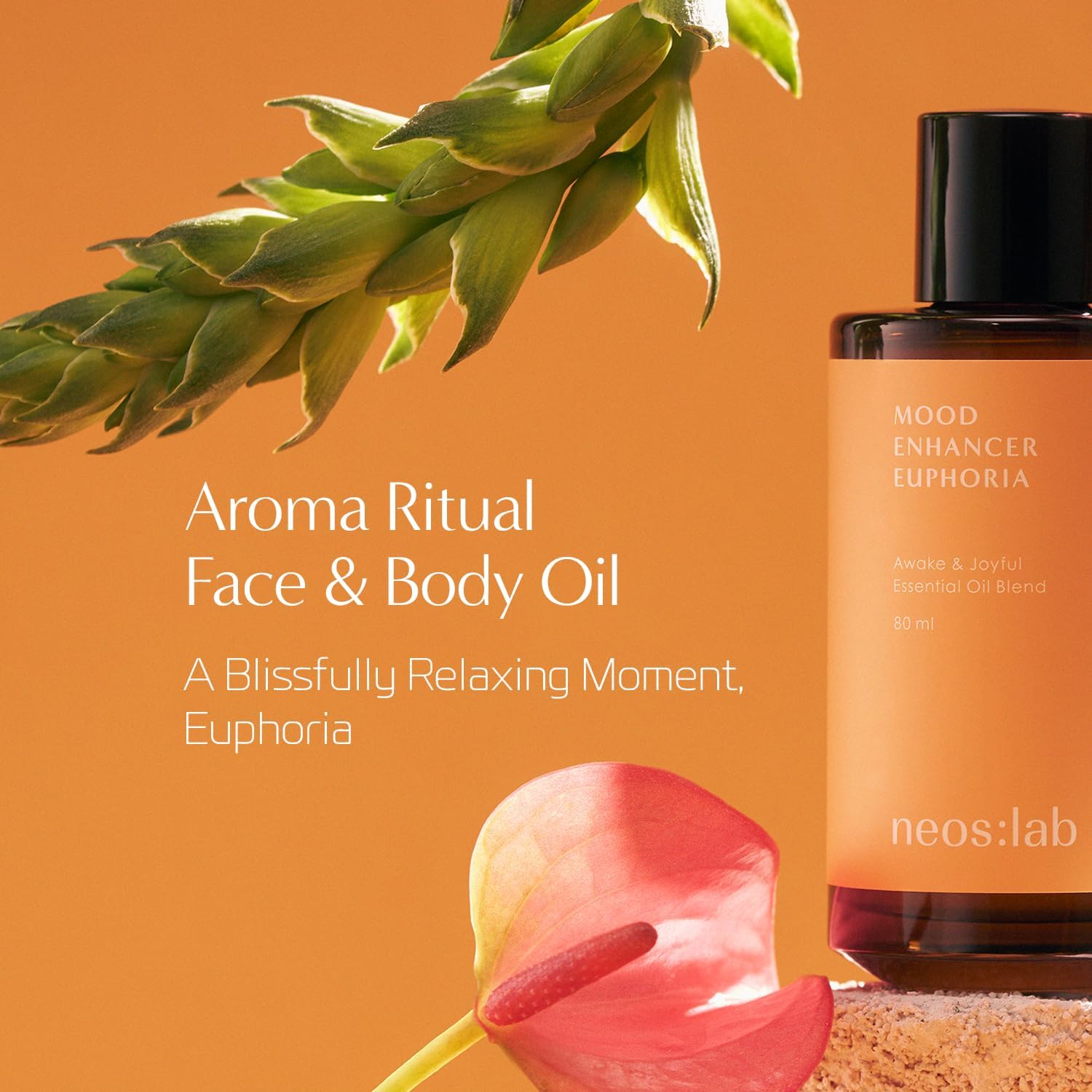 Euphoria Mood Enhancer Face & Body Oil 2.7 fl. oz. Vegan Aromatherapy with Lavender Rosemary for Glowy Skin - Image 4