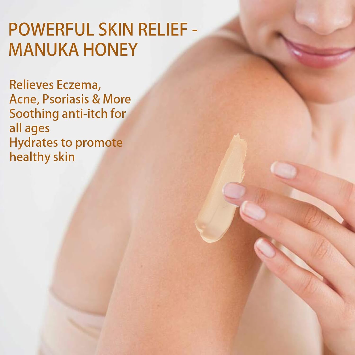 Manuka Honey Cream for Eczema, Psoriasis, and Irritated Skin 4 oz - Image 5