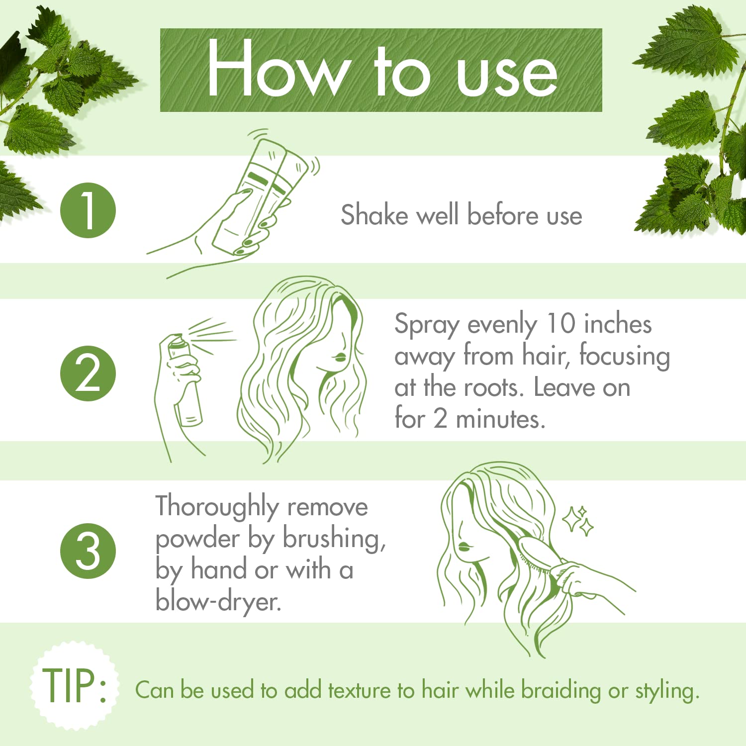Klorane Dry Shampoo with Nettle for Oily Hair and Scalp, Regulates Oil Production, Paraben & Sulfate-Free, Travel Size, 1 oz. - Image 4