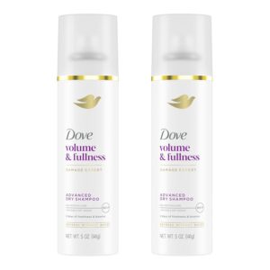 Dove Dry Shampoo for 2 Count for Oily Hair Volume & Fullness for Refreshed Hair 5 oz