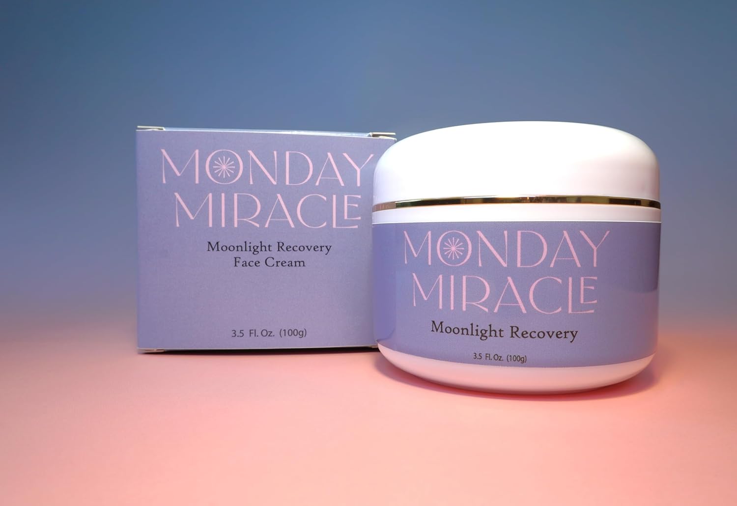 Moonlight Recovery Sensitive Skin Hydrating Night Cream 50ml Soothing Moisturizer for Redness Dryness - Image 3