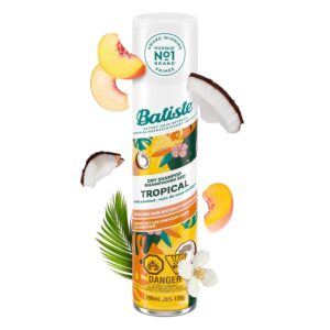 Batiste Dry Shampoo, Tropical, 6.73 Ounce (Packaging May Vary)