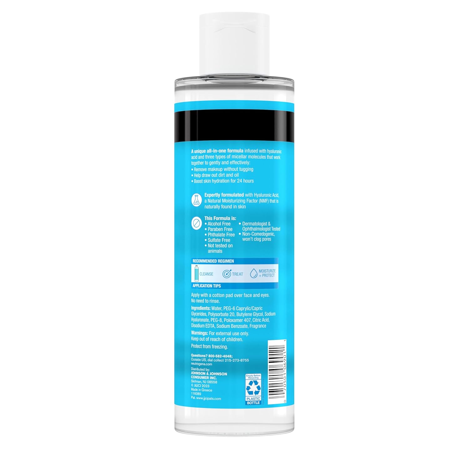 Neutrogena Hydro Boost Micellar Water 13.5oz for Sensitive Skin Hyaluronic Acid - Image 8