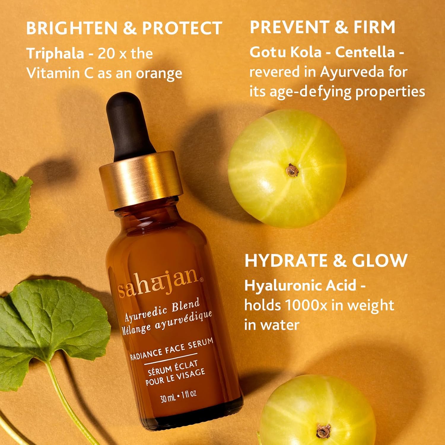 Ayurveda Intuition Radiance Face Serum 30ml for Dry Sensitive Skin 100% Natural - Image 2