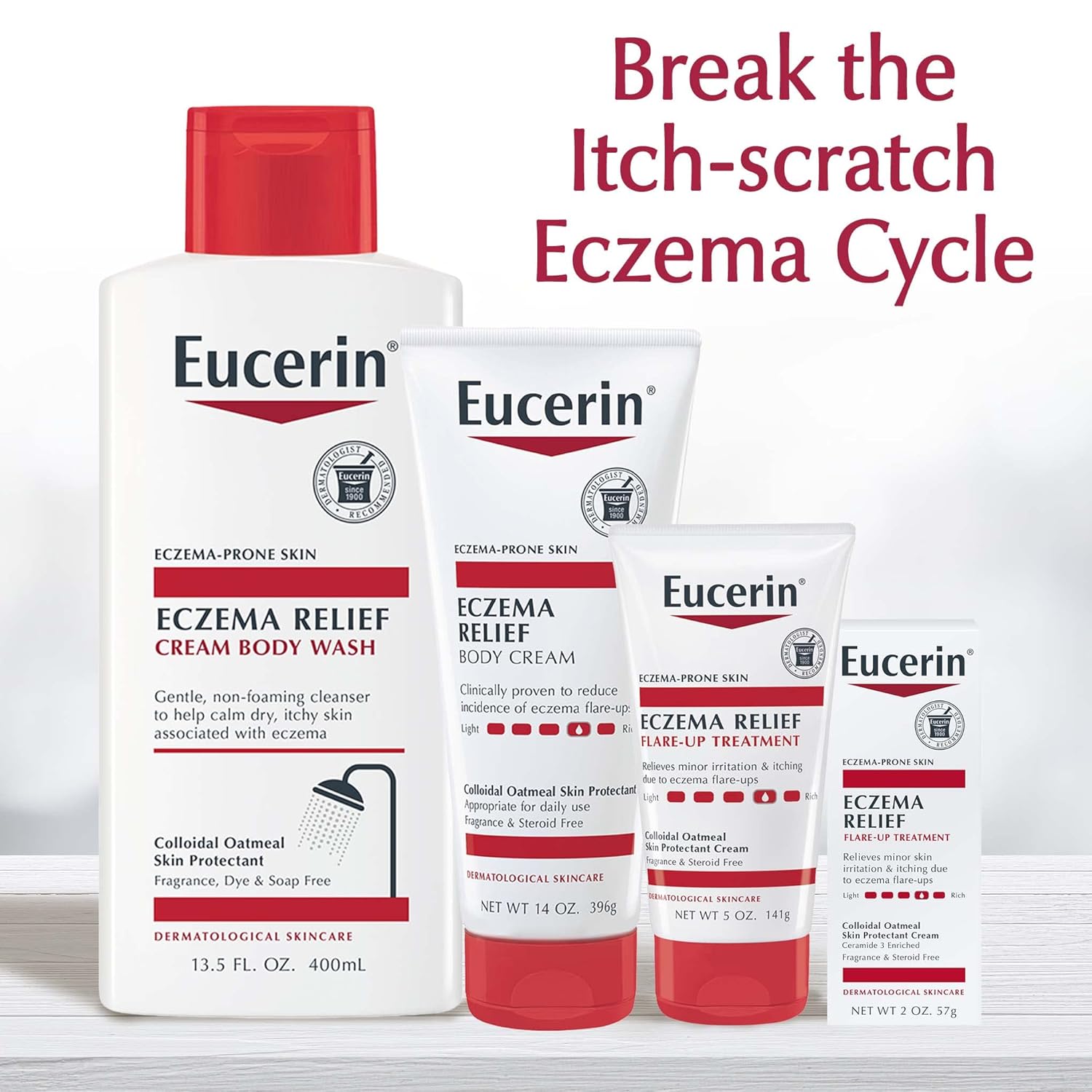 Eucerin Eczema Relief Cream - Full Body Daily Lotion for Eczema-Prone Skin - 5 oz. Tube - Image 10