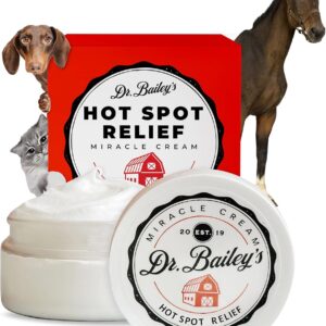 Dr. Bailey's Miracle Cream - 4 OZ Topical Ointment | Hot Spot Treatment for Dogs, Cats, Animals | Dog Skin Irritation Treatment | Animal Wound Care