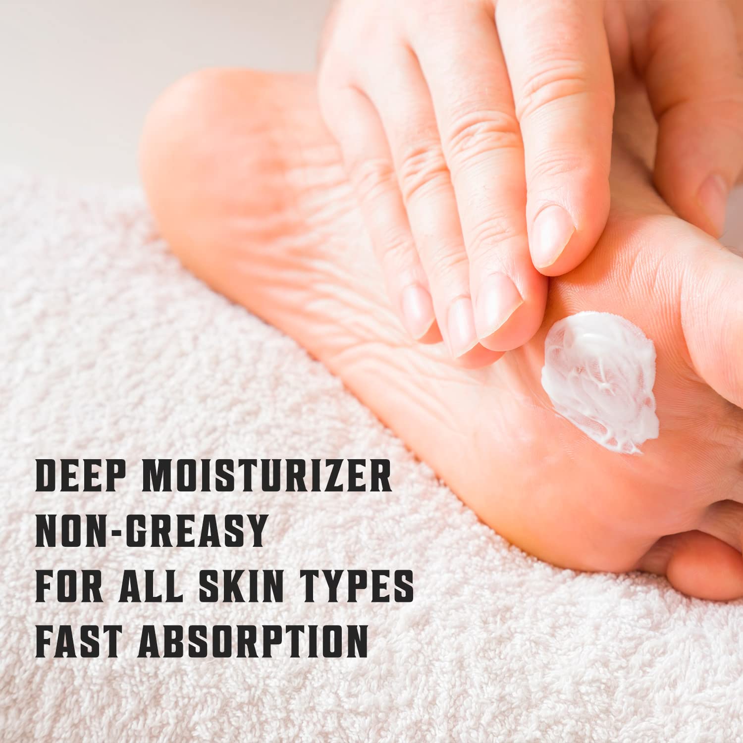 Viking Revolution Tea Tree Foot Cream Dry Cracked Heels 8oz Aloe Vera Mint Repair - Image 5