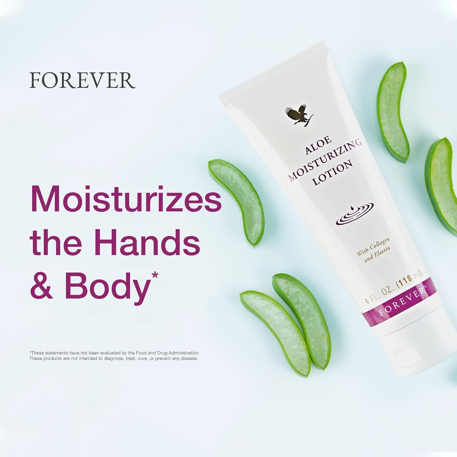 Forever Living Aloe Vera Moisturizing Lotion 4 fl oz with Collagen and Elastin - Image 4
