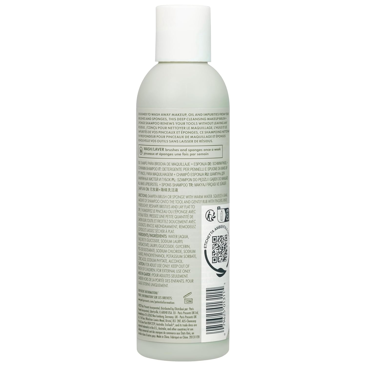 Ecotools 6 oz Gentle Makeup Brush Cleansing Shampoo for Effective Cleaning - Image 3