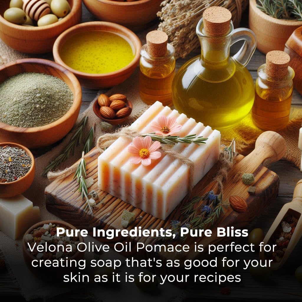 velona Olive Pomace Oil 64 Fl Oz | 100% Pure and Natural Carrier Oil | Refined | Skin, Hair, Body & Face Moisturizing | Use Today - Enjoy Results. - Image 3