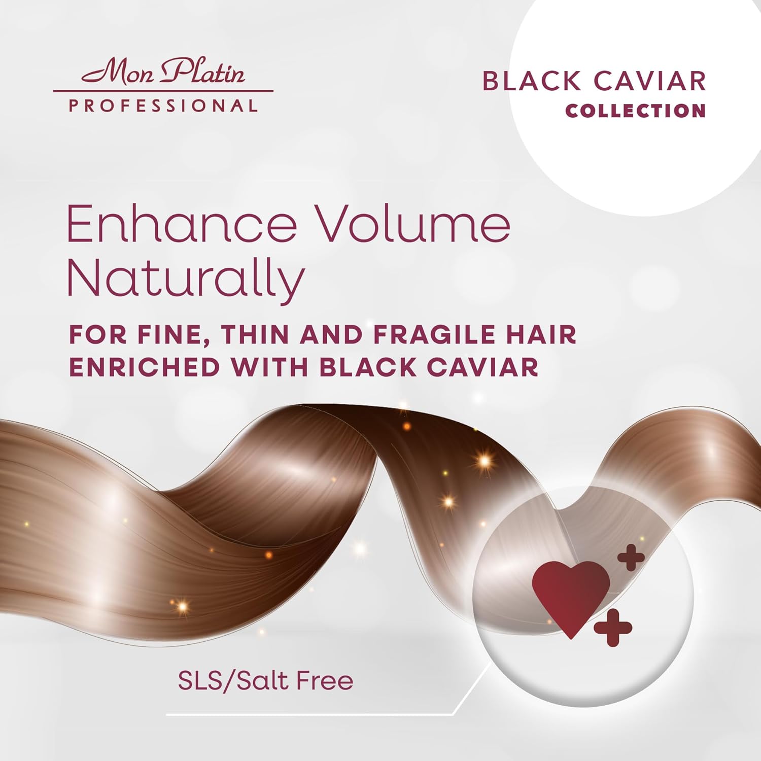 Mon Platin Black Caviar Volumizing Shampoo and 500ml Hair Mask for Fine Hair - Image 7