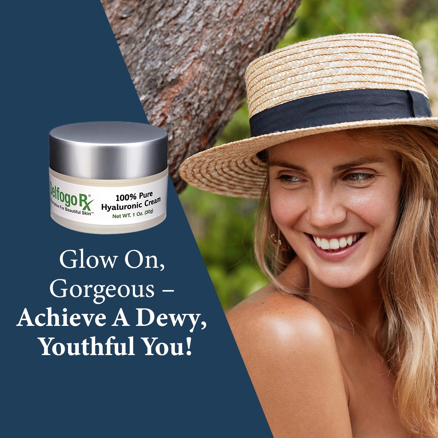 Delfogo Rx 1.7 oz 100% Pure Hyaluronic Acid Anti-Aging Face Cream Moisturizer for Women - Image 6