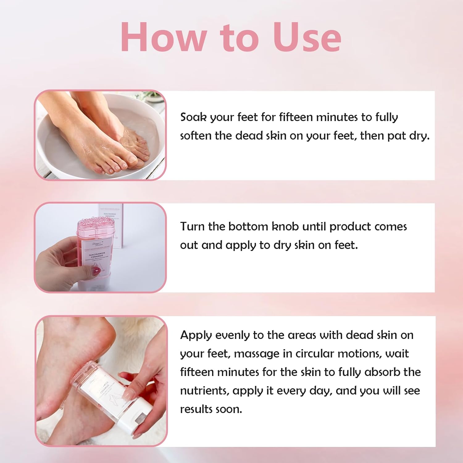 DIANA'S DREAM Foot Cream Foot Moisturizer, Dry|Cracked Foot Repair Ultra-Hydrating Foot Cream Moisturizer, Foot Repair Skin Healing Ointment for Cracked Heels and Dry Feet, 3 Oz - Image 6