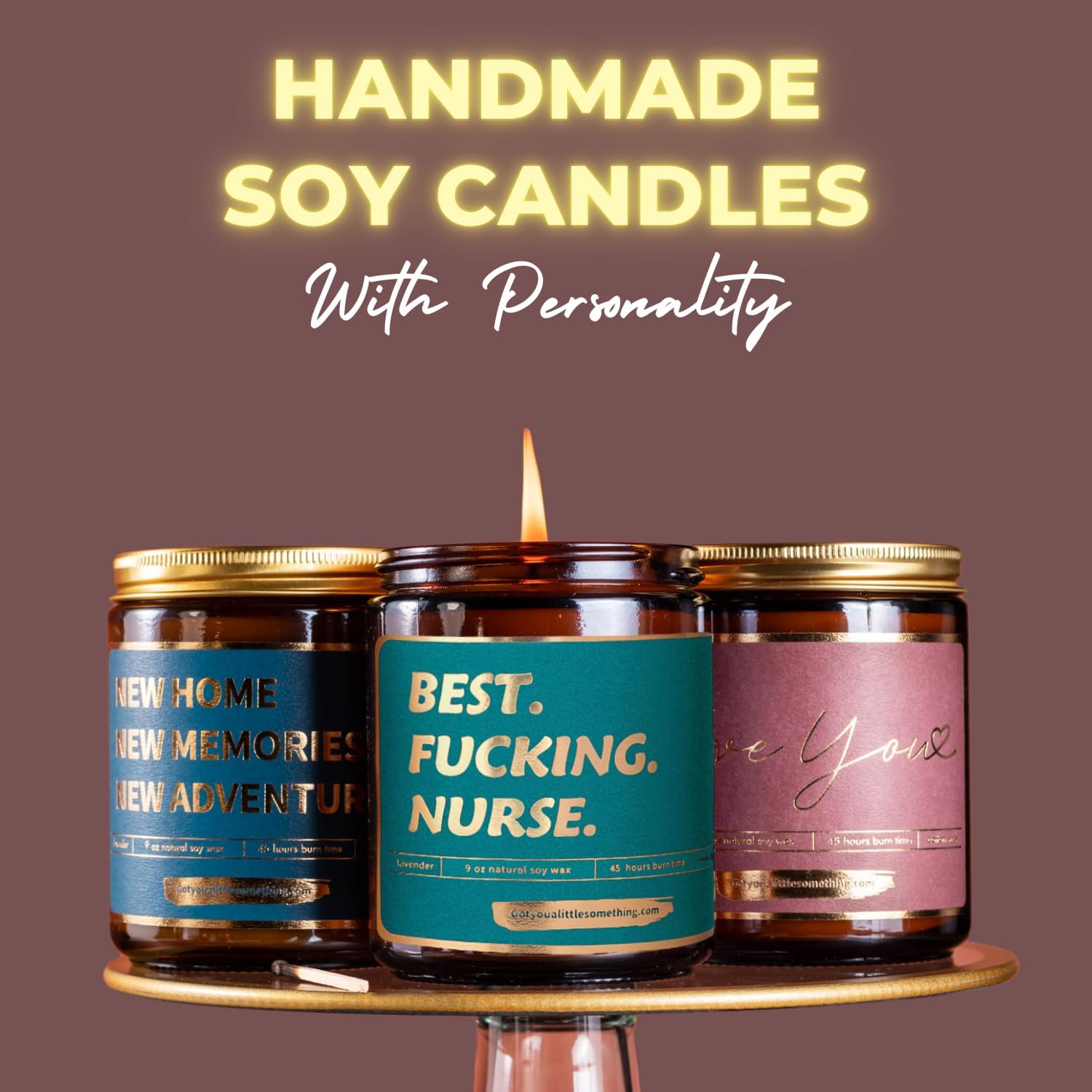 Funny Scented Candle for RN Nurse Appreciation - Fun Gift for Christmas, Birthday, Nurse Week, Mothers Day, Nursing School Graduation, Thank You Presents for LPN, CN, Nurse Gifts for Women - Image 2