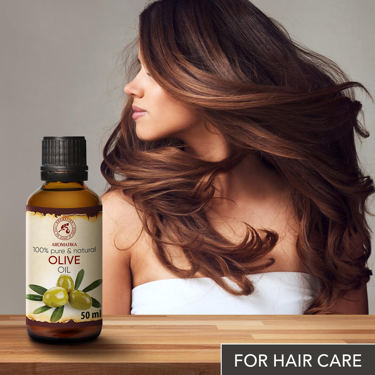 Olive Oil Extra Virgin 1.7 Fl Oz - 100% Pure Unrefined - Best for Hair - Skin - Nails - Lips - Face - Body - Scalp - Great for Beauty - Massage Oil Base - Spa - Olive Oil Cold Pressed - Glass Bottle - Image 6