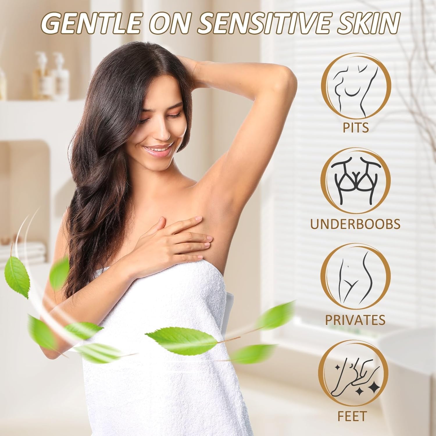 Persimmon Body Wash for Strong Body Odor, Nonenal Eliminator Purifying & Deodorizing with Natural Persimmon & Green Tea Extracts - Image 5