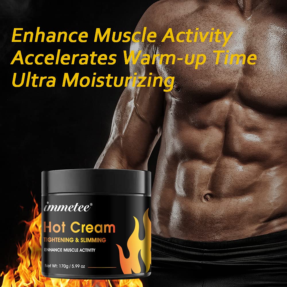 Intense Hot Cream Sweat Gel for Belly Fat and Cellulite Reduction, 170g Volume - Image 4